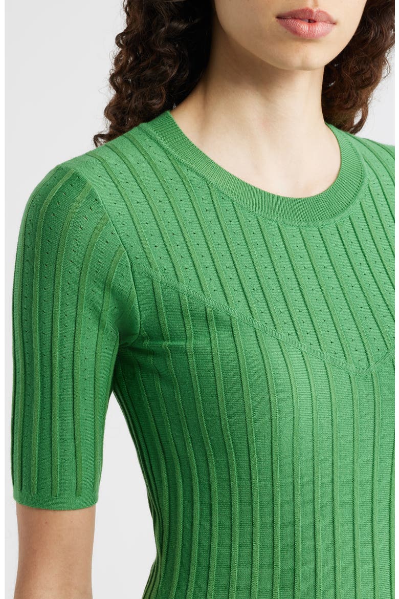 The Wanda Fit & Flare Sweater Dress, Alternate, color, MEADOW