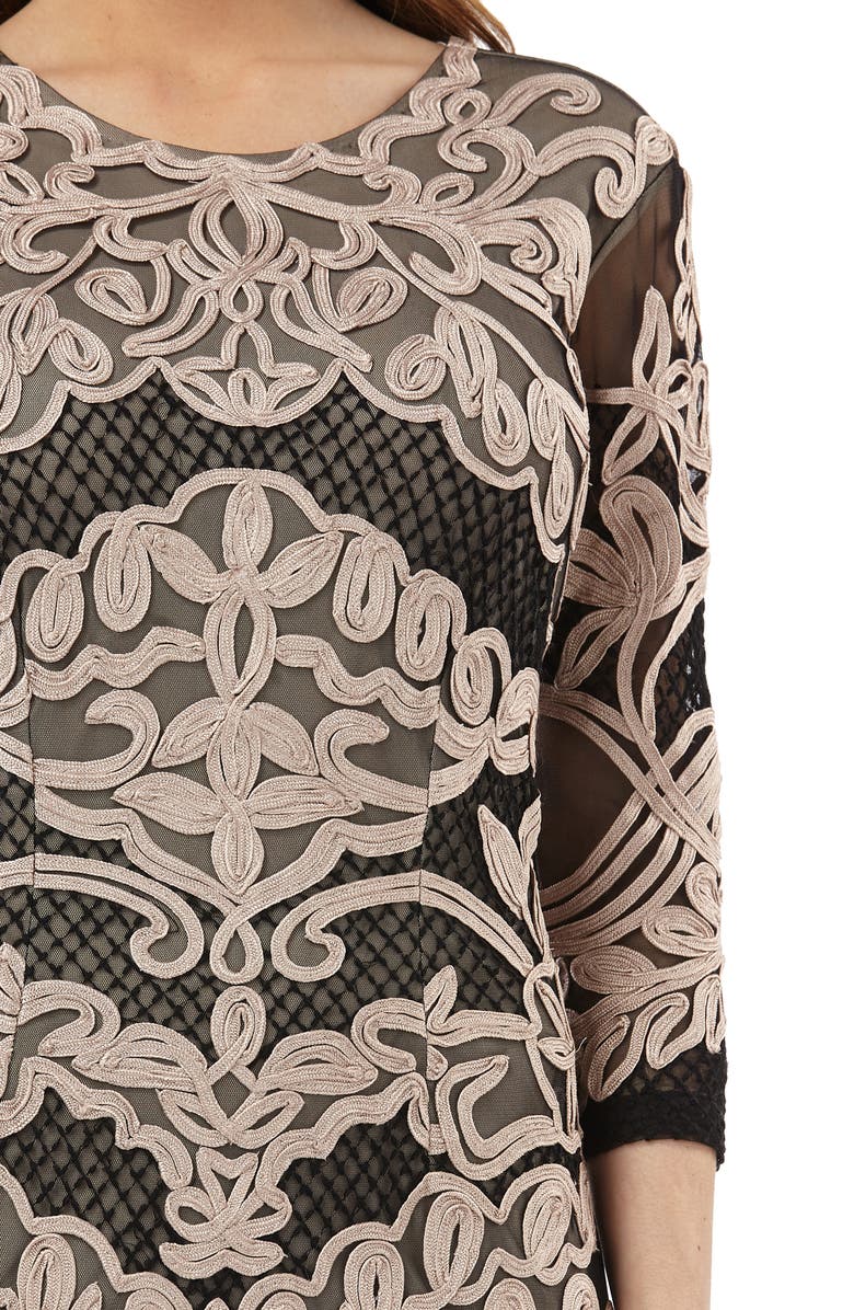 JS Collections Soutache Cocktail Dress, Alternate, color, 