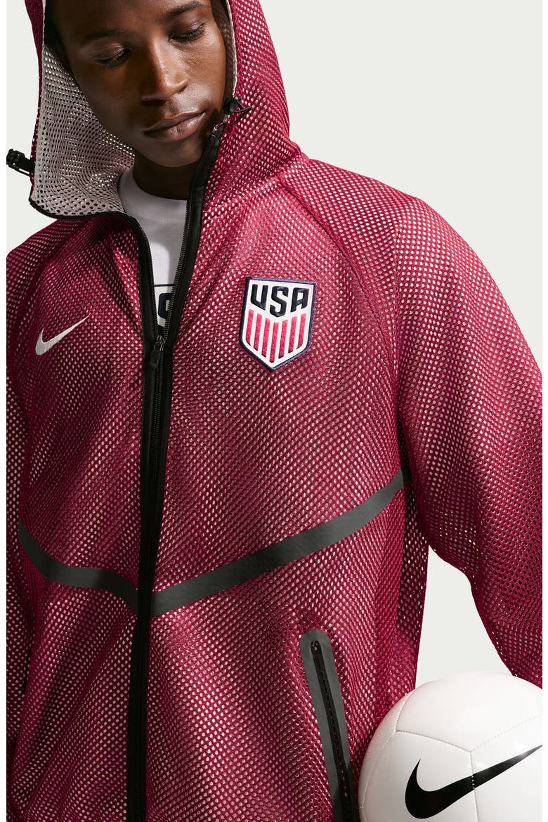 USMNT Dri-FIT Soccer Anthem Jacket, Alternate, color, TEAM RED/ SAIL