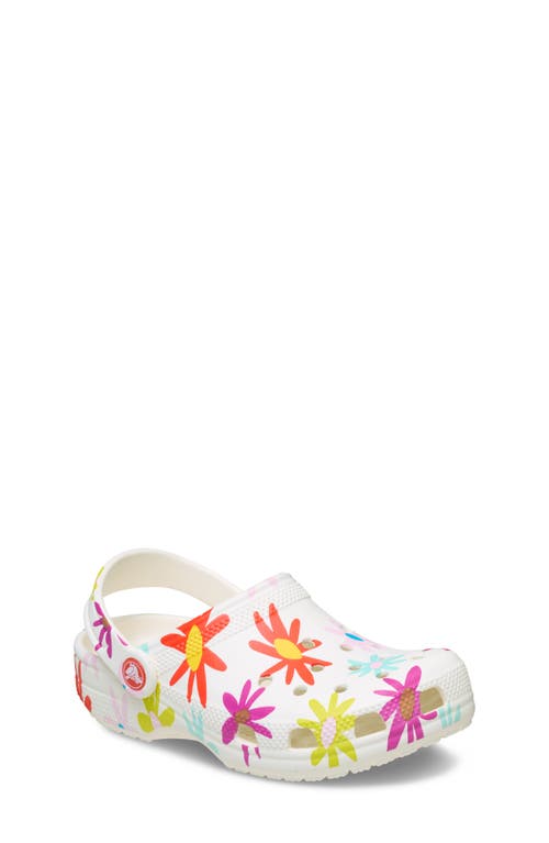 Crocs Kids' Daisy Classic Clog In Gray