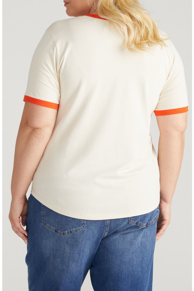 V-Rex Tee, Alternate, color, CHAMOMILE WITH POPPY