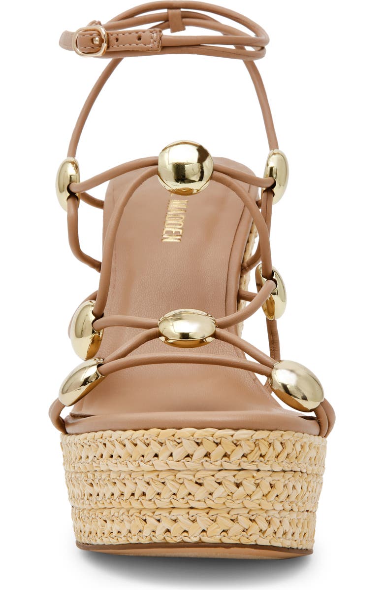 Steve Madden Oaklie Platform Slide Sandal, Alternate, color, Natural