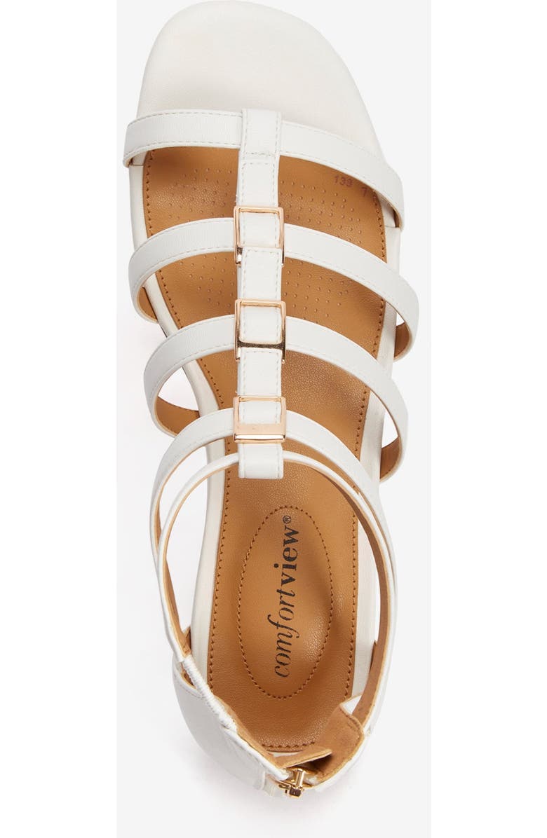 Comfortview The Cassandra Sandal, Alternate, color, Black