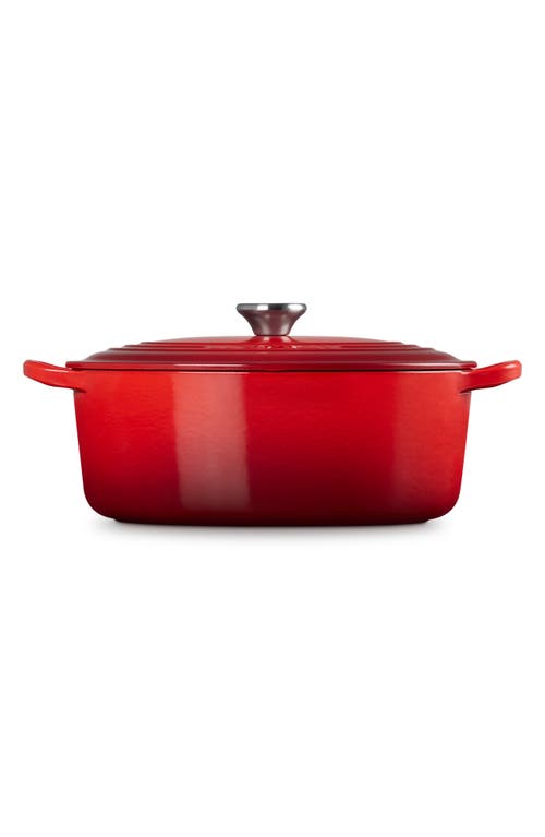Le Creuset Traditional 4.5-quart Enamel Cast Iron Oval Dutch Oven In Red