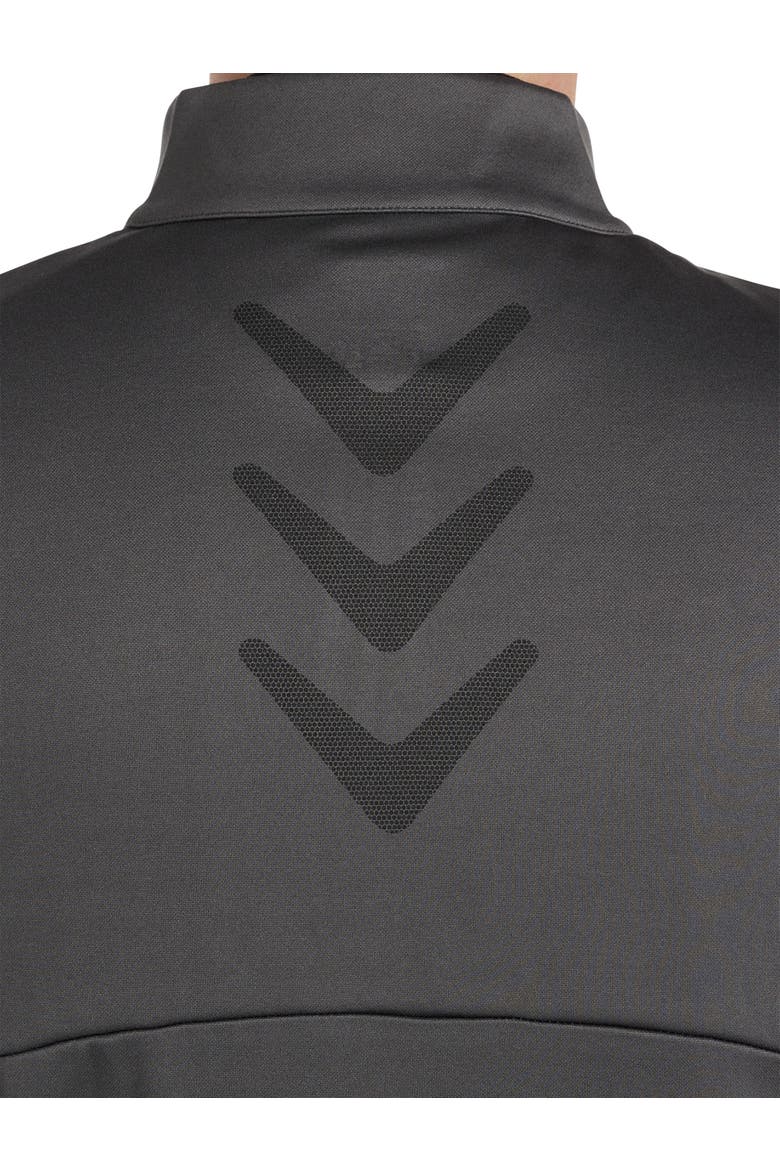 Big & Tall Zip-Front Fleece Vest, Alternate, color, ASPHALT