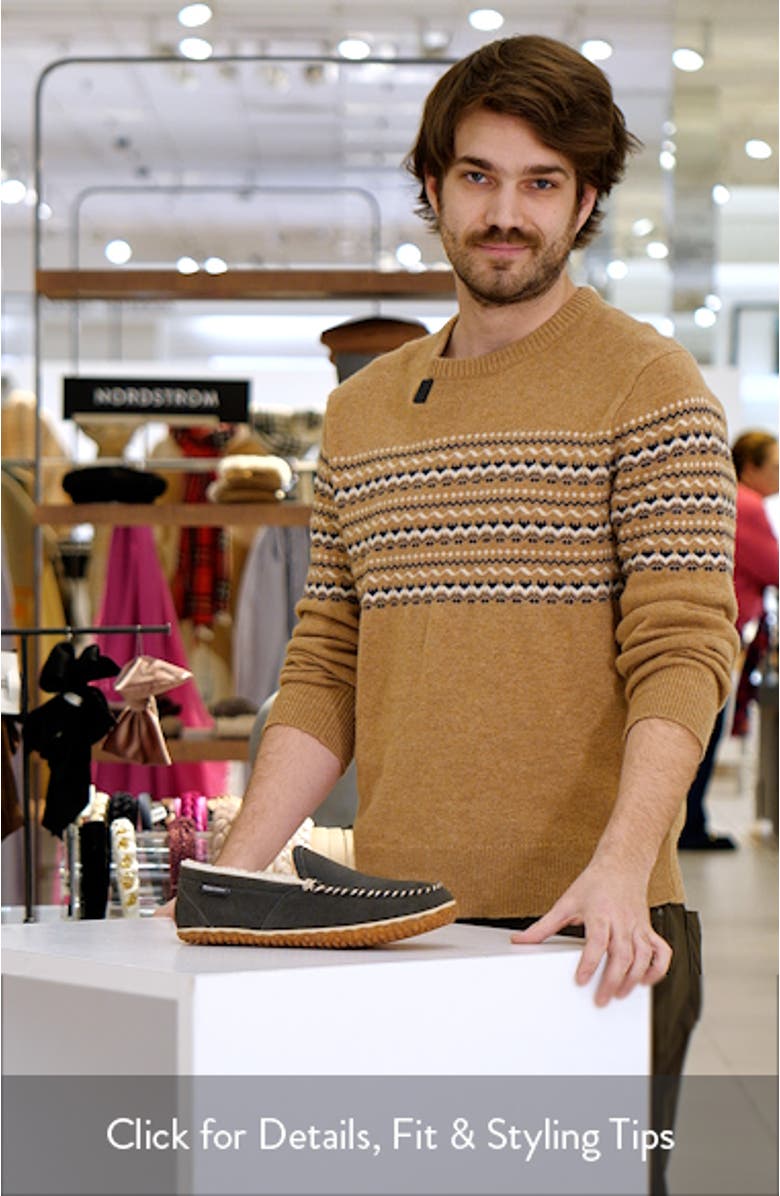 Tilden Faux Shearling Lined Slipper, sales video thumbnail