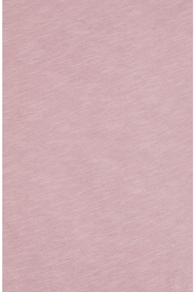 'Whisper' Cotton Crewneck Tee, Alternate, color, SMOKY LILAC