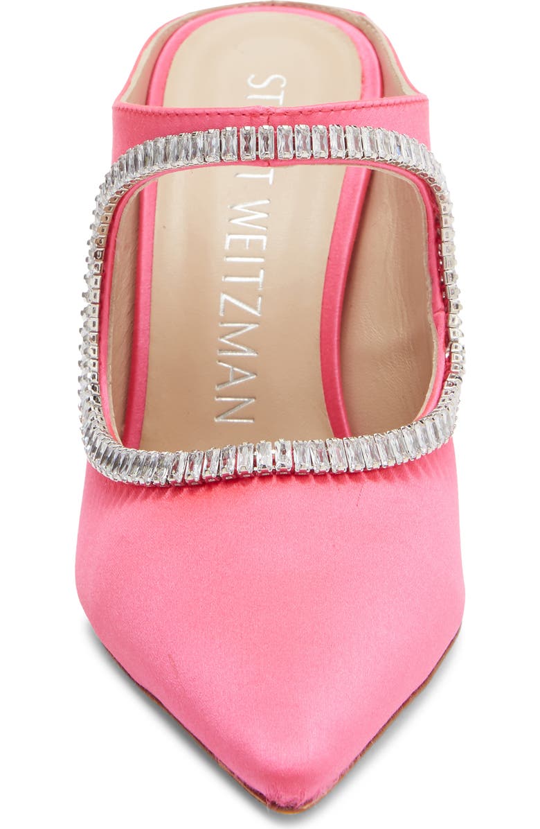 Stuart Weitzman X Curve Crystal Slingback Pump, Alternate, color, Magenta/ Clear/ Magenta