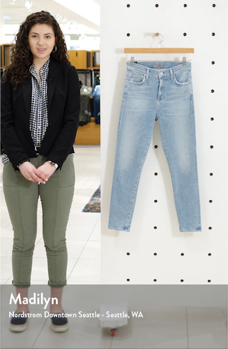 Rocket High Waist Crop Skinny Jeans, sales video thumbnail