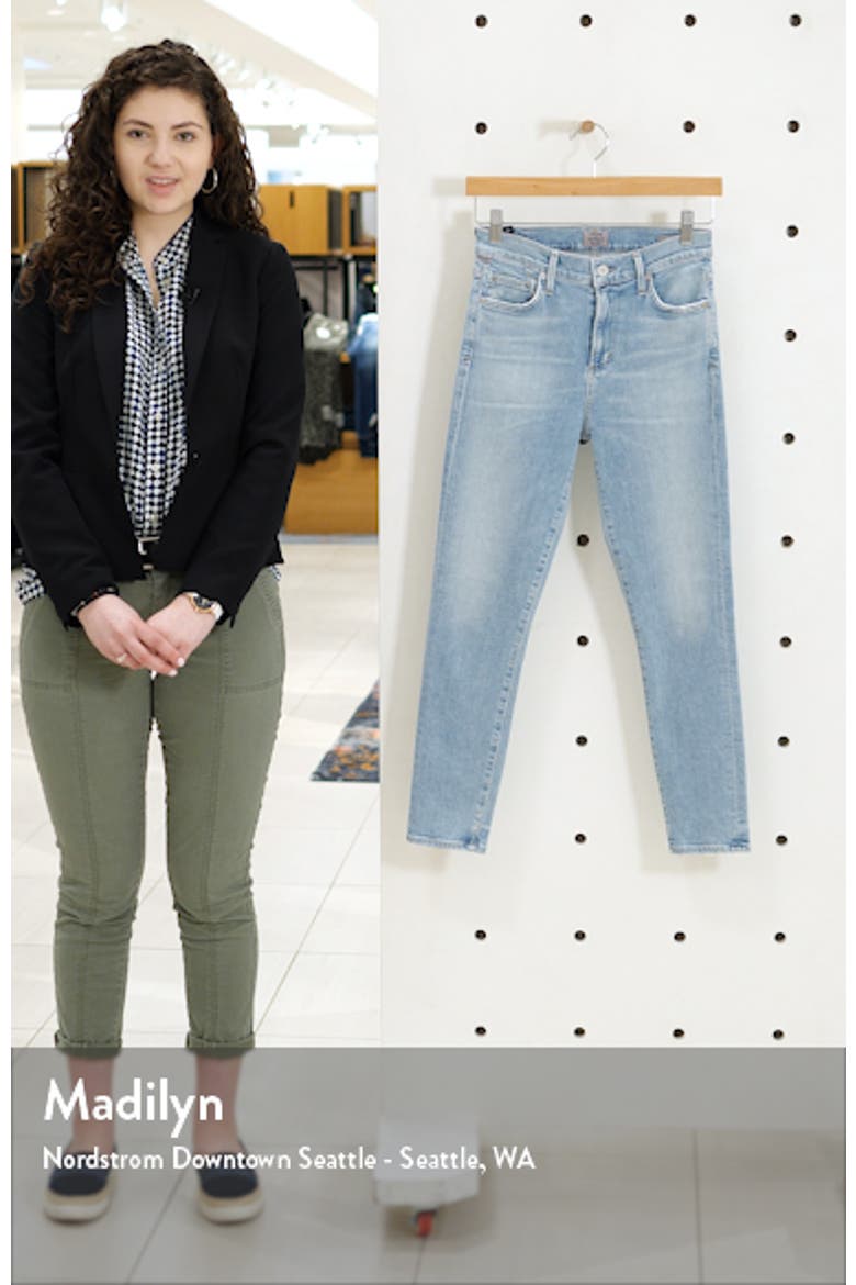 Rocket High Waist Crop Skinny Jeans video