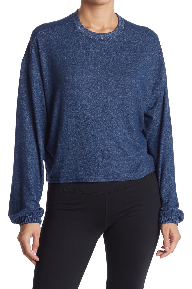 Ella Cozy Sweatshirt, Main, color, BLUE INSIGNIA