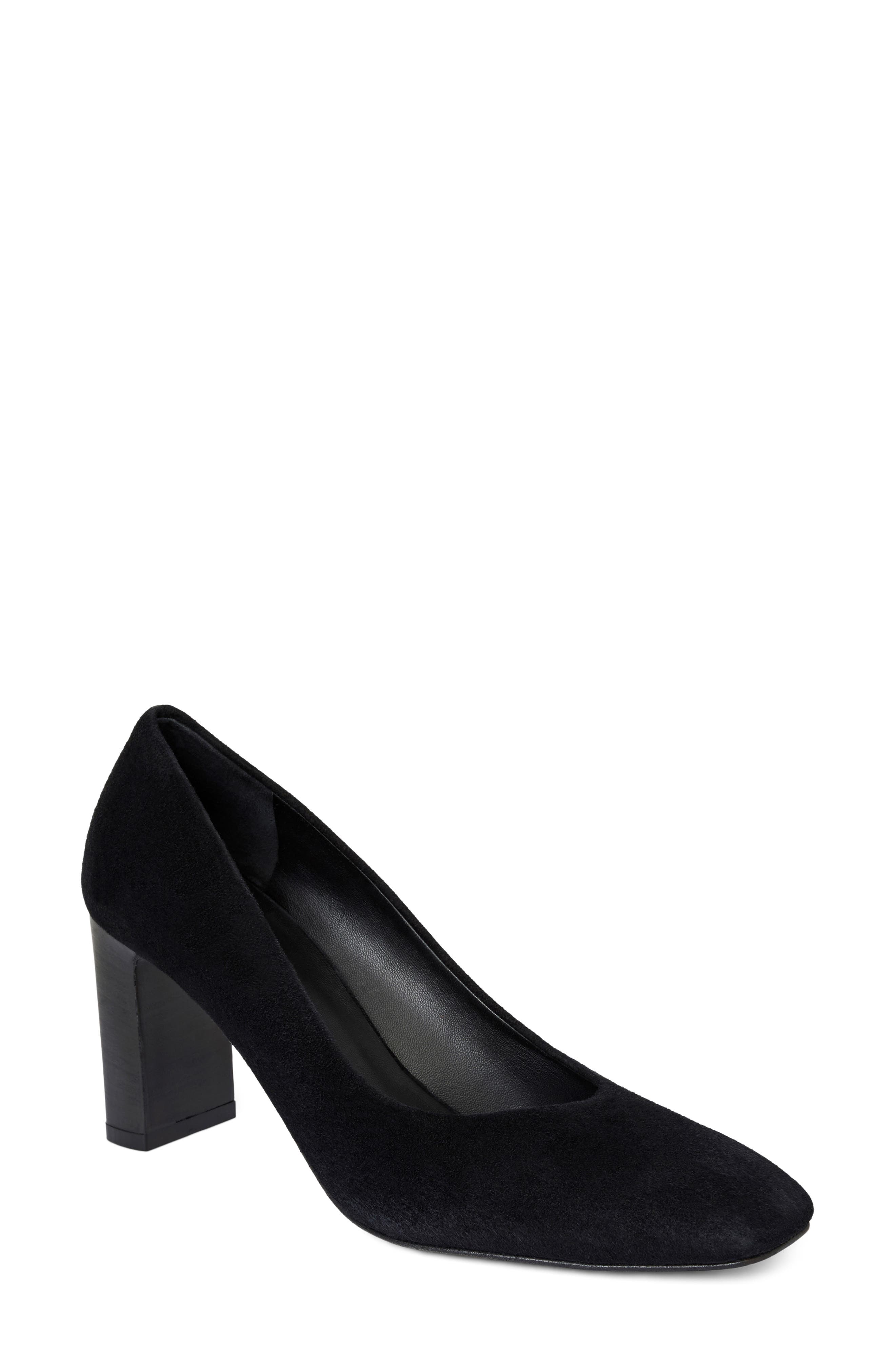 Amadora Block Heel Pump, Main, color, BLACK