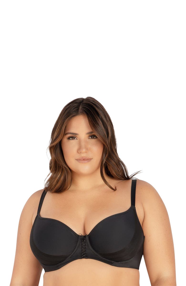 Parfait Shea Spacer T-Shirt Bra, Alternate, color, Black