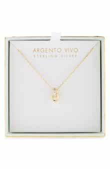 Pavé Interlocking Link Necklace