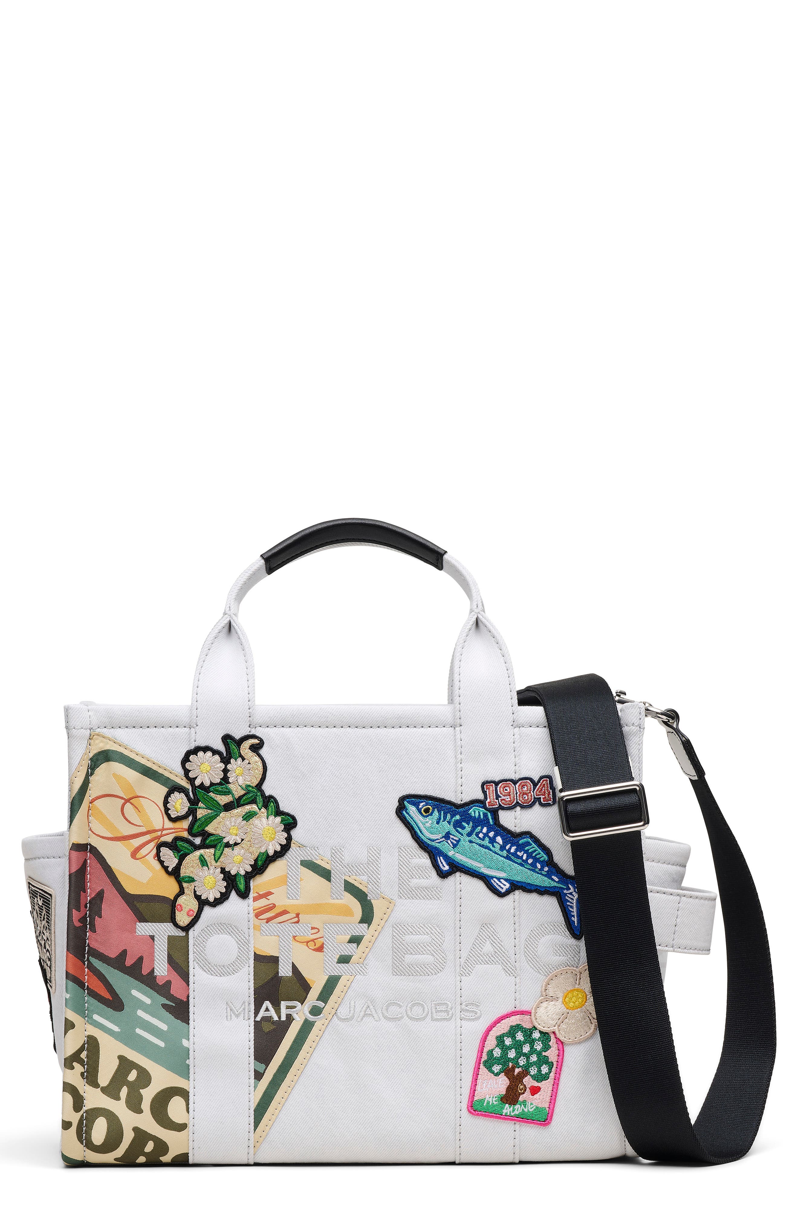 Marc Jacobs THE MEDIUM TOTE, Main, color, Light Wash