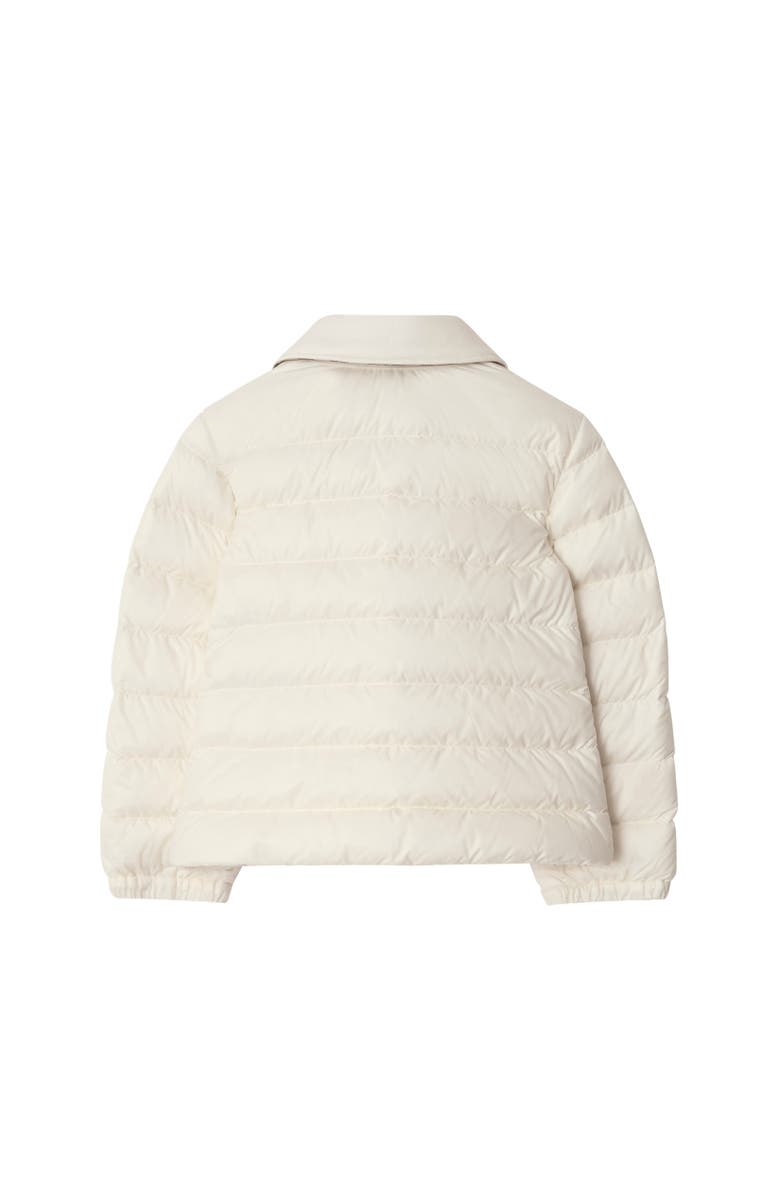 Burberry Checker-tape Nylon Puffer Jacket, Alternate, color, Rain White