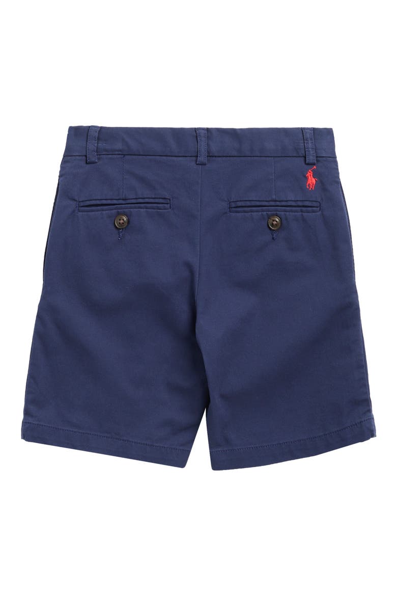 Kids' Flat Front Shorts, Alternate, color, NAVY