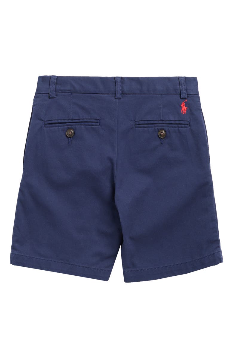 Polo Ralph Lauren Kids' Flat Front Shorts, Alternate, color, Navy