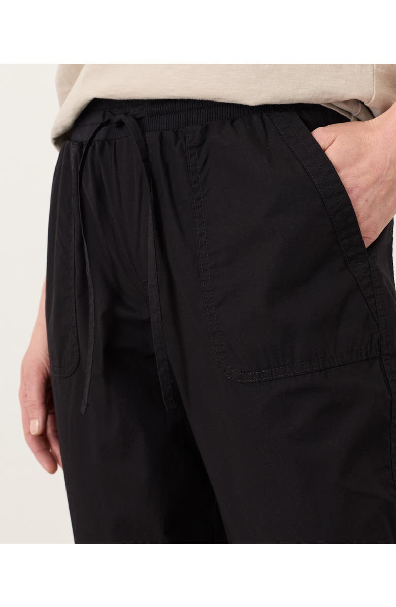 Pact Organic Cotton Monterey Poplin Jogger, Alternate, color, Black