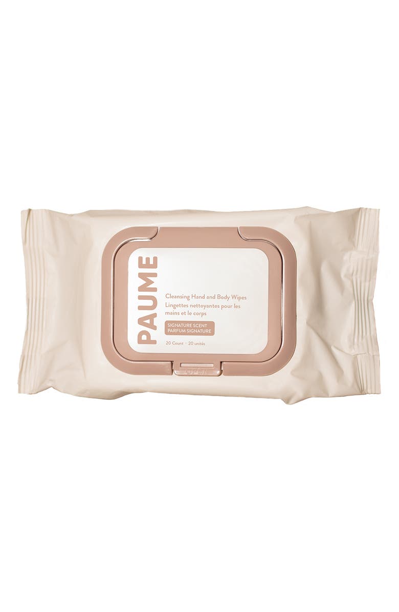 PAUME Cleansing Hand & Body Wipes, Main, color,