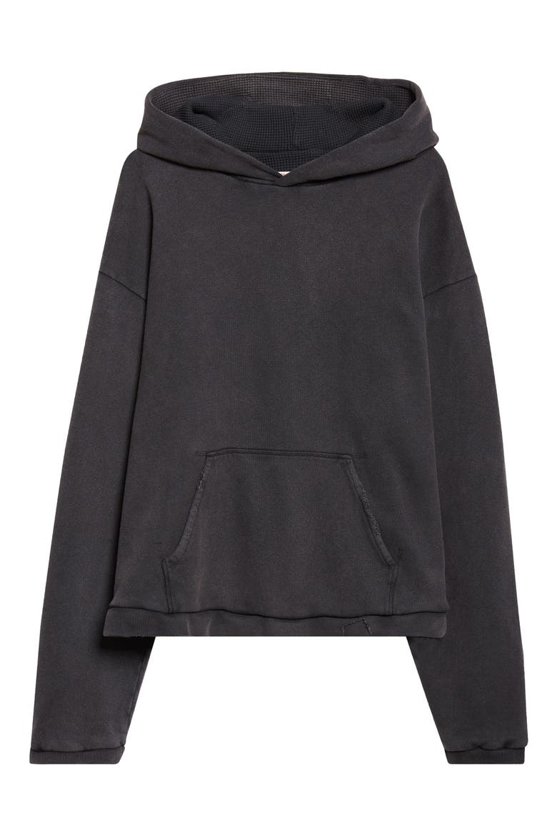 Ulf Distressed Back Logo Graphic Hoodie, Alternate, color, MOUNTAIN GREY