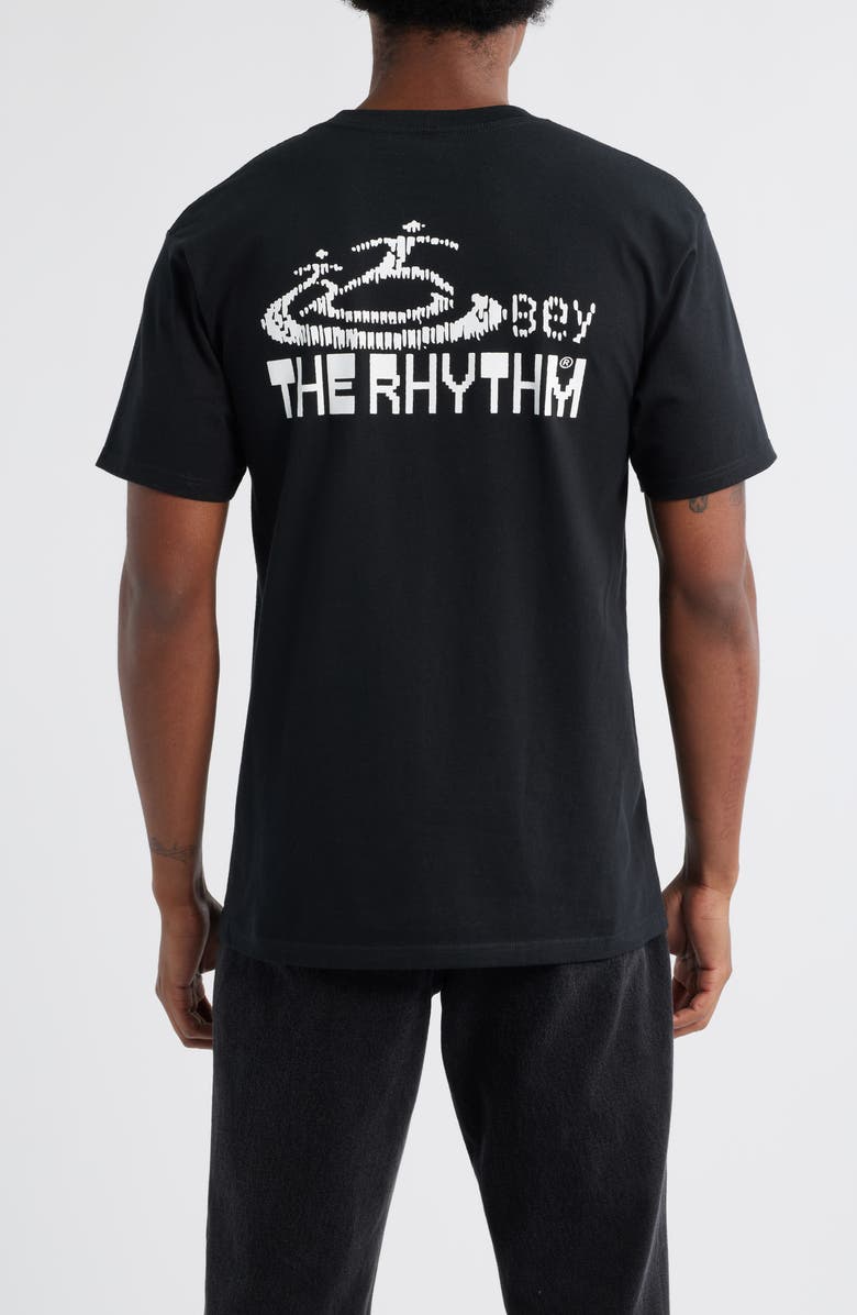 Obey The Rhythm Graphic T-Shirt, Alternate, color, Black