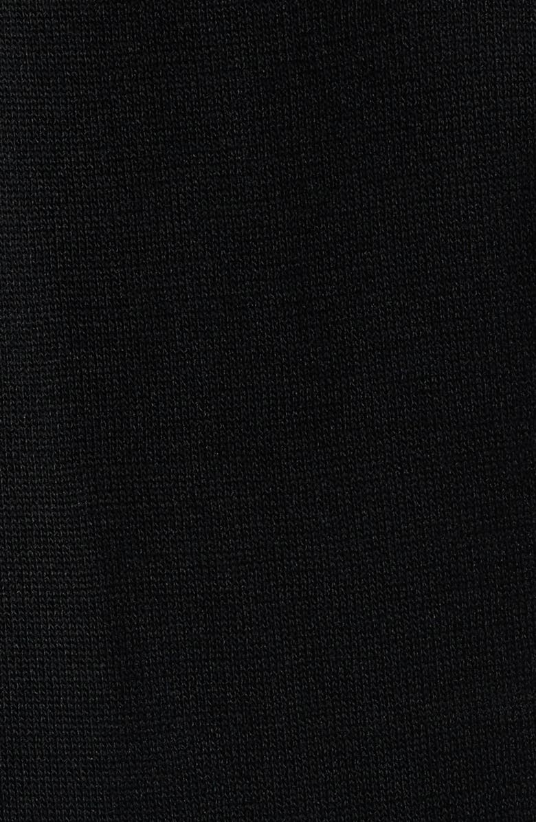 Anne Klein Kissing Front Pocket Cardigan, Alternate, color, Anne Black