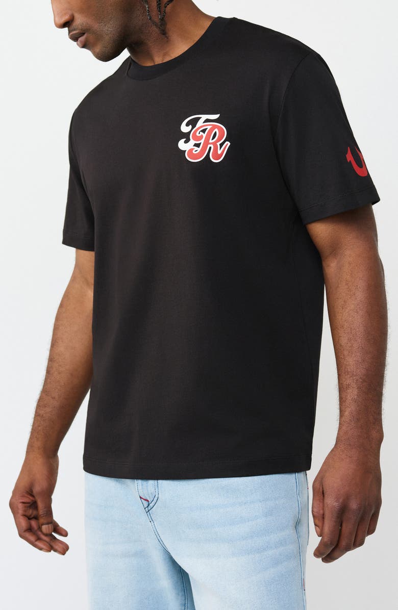 True Religion Cali Bay Big Buddha Graphic T-Shirt, Alternate, color, 