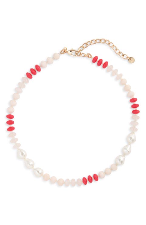 Color Pop Beaded Necklace