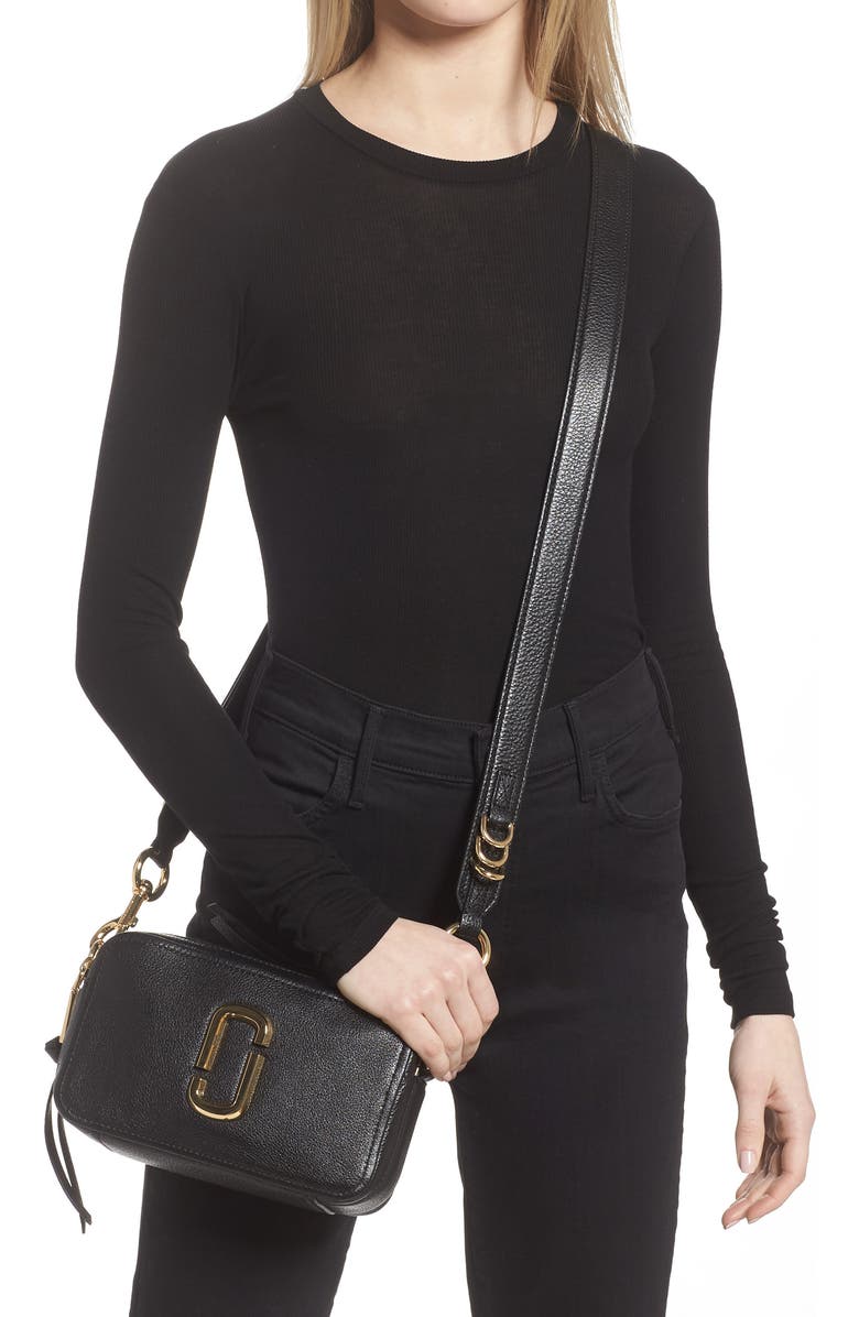 Marc Jacobs The Marc Jacobs The Softshot 21 Leather Crossbody Bag, Alternate, color,