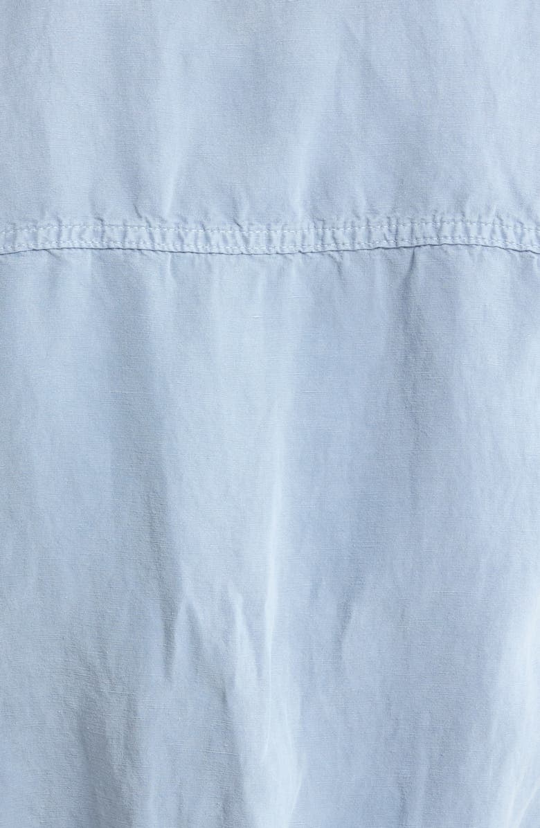 AllSaints Tove Snap-Up Shirt, Alternate, color, Light Blue