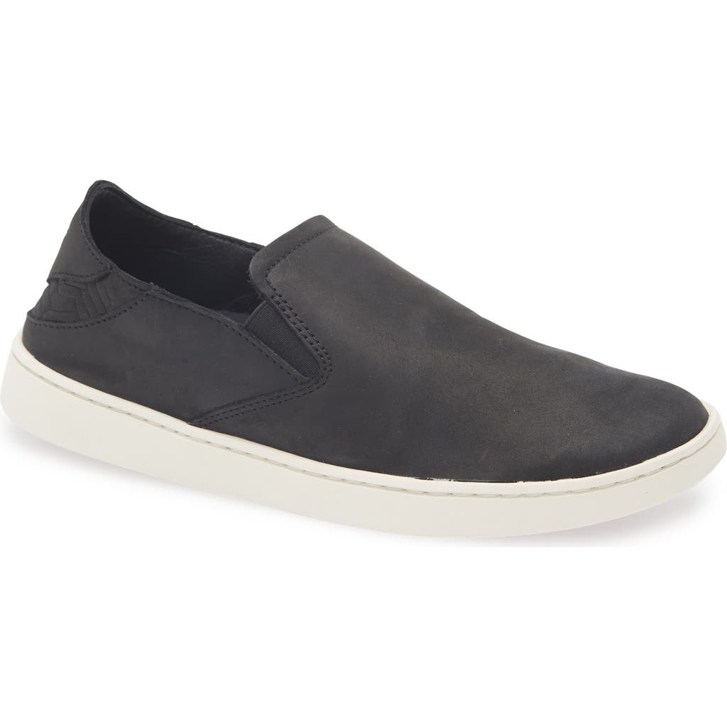 Olukai Pehuea Slip-on Sneaker In Black