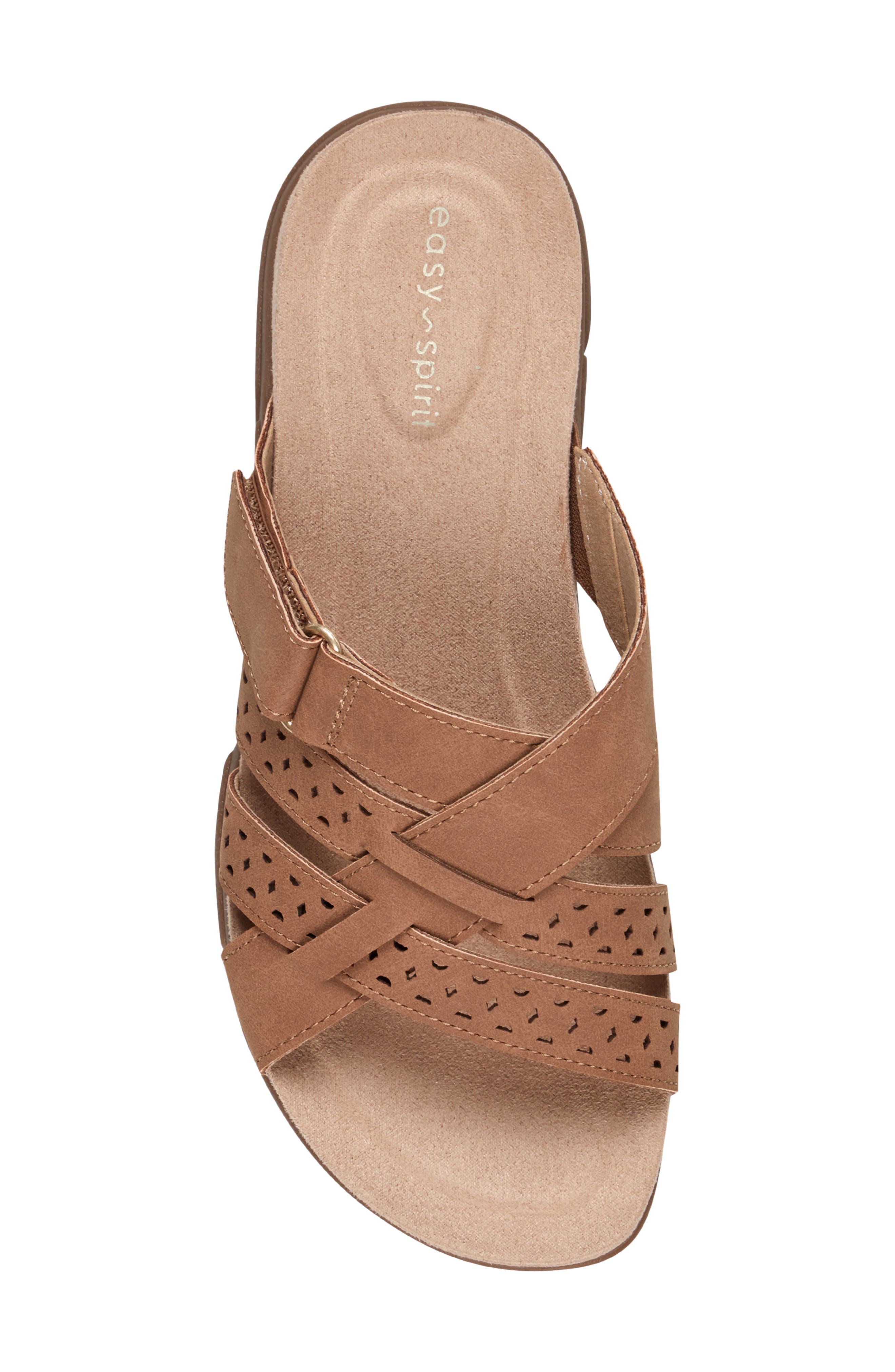 Melinna Slide Sandal, Alternate, color, MEDIUM BROWN