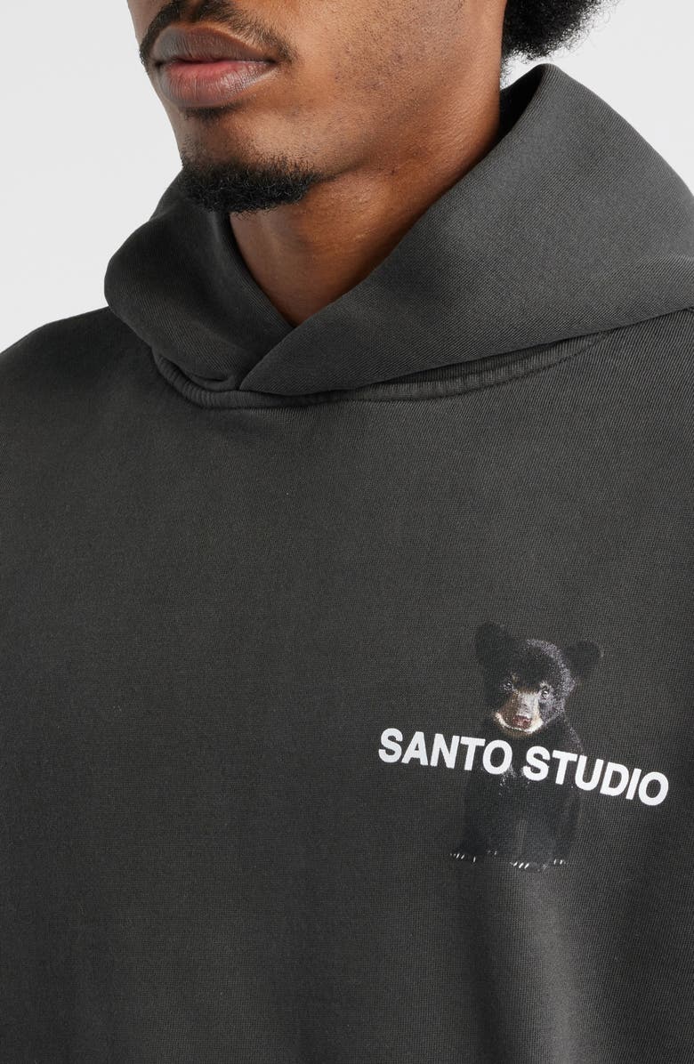 SANTO STUDIO Watching Graphic Hoodie, Alternate, color, 