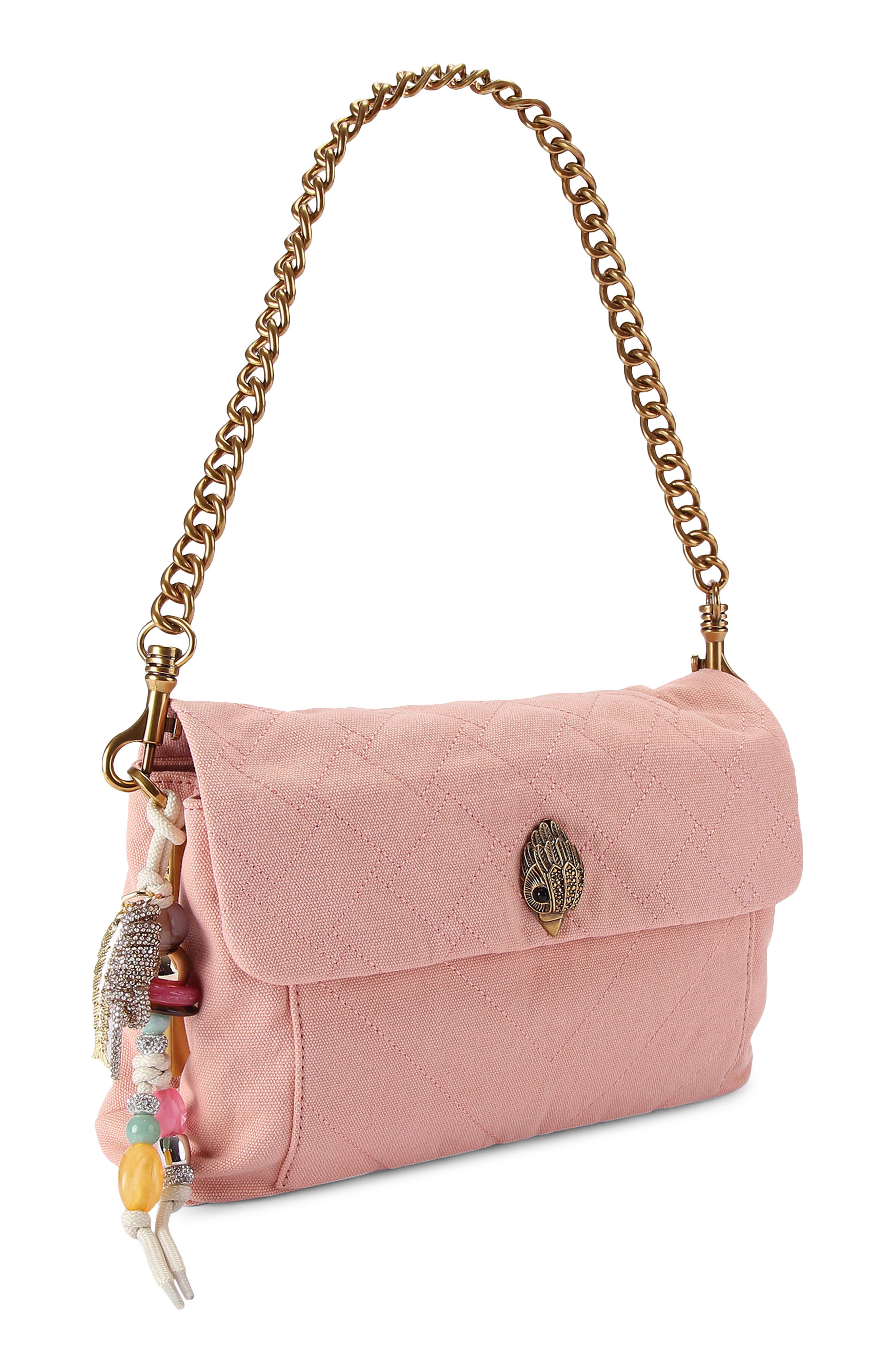 Celia Canvas Shoulder Bag, Alternate, color, LIGHT/ PASTEL PINK