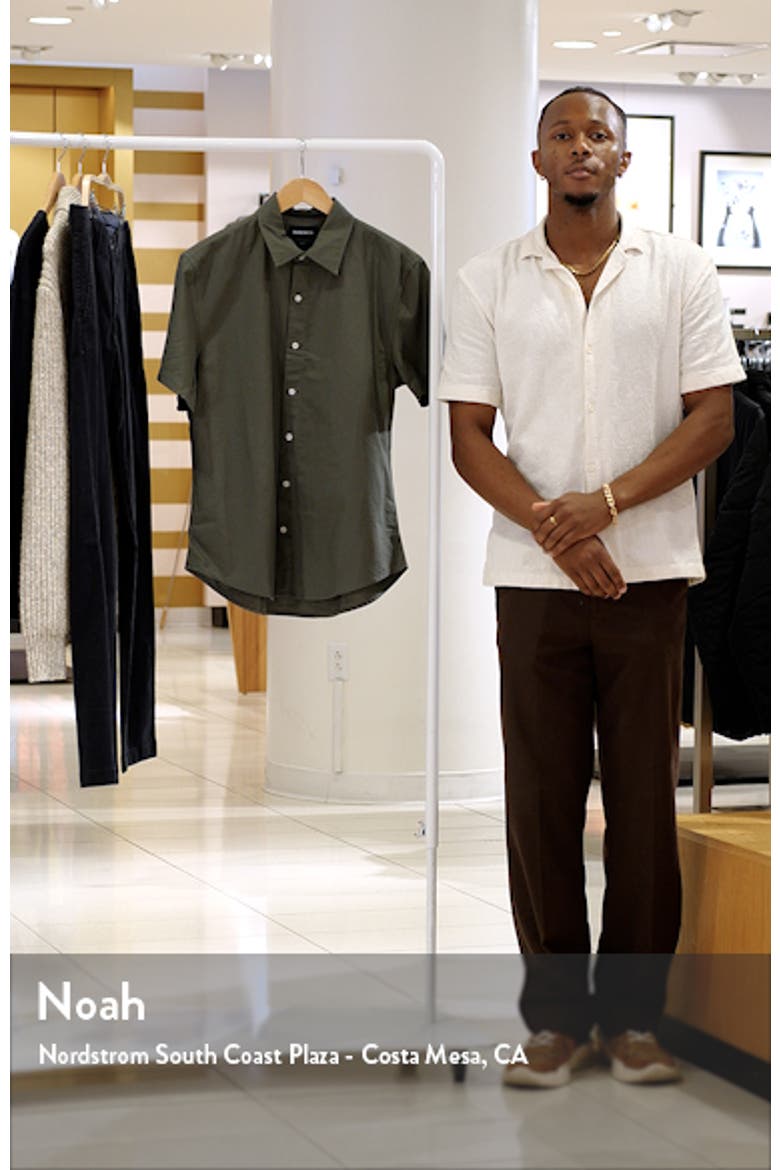 Riviera Solid Short Sleeve Button-Up Shirt video