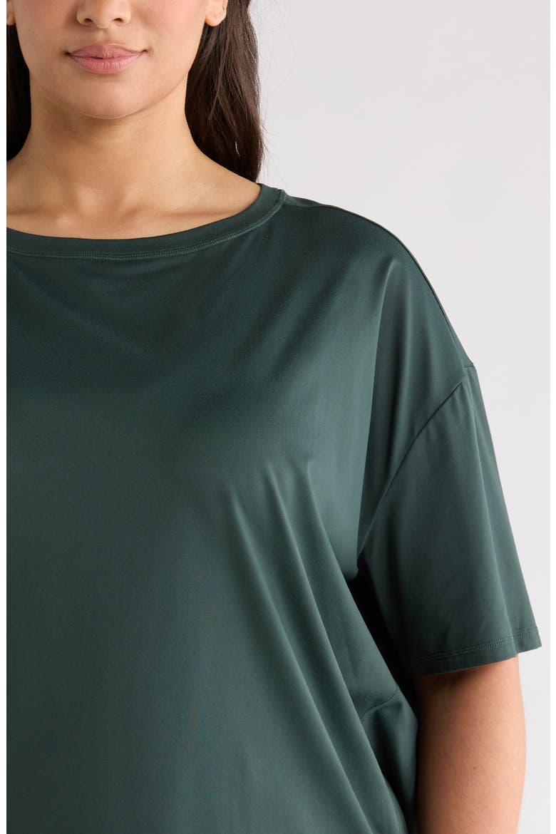 Equilibrium Short Sleeve Cocoon T-Shirt, Alternate, color, GREEN TIMBER