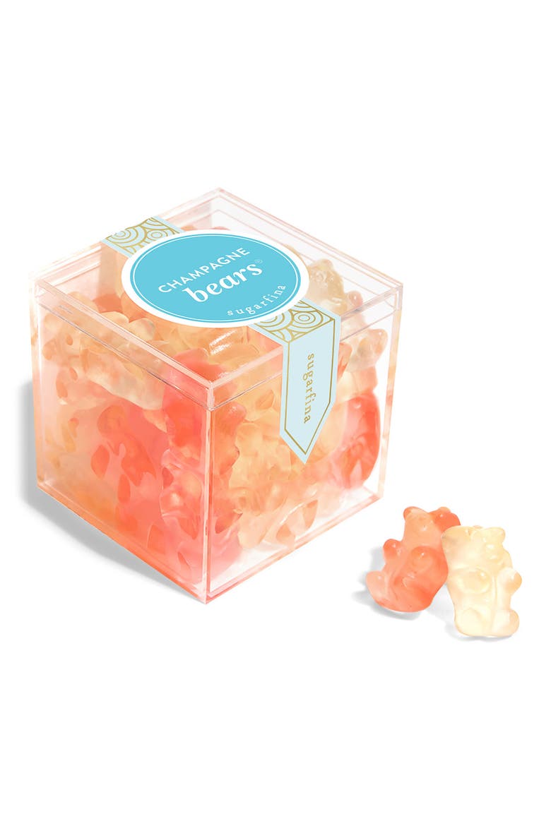 Champagne Bears Small Candy Cube, Main, color, NO COLOR