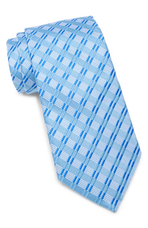 New Bridge Grid Print Tie