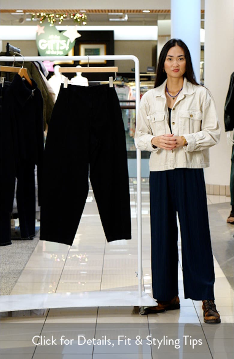 Balloon Cotton Twill Pants, sales video thumbnail