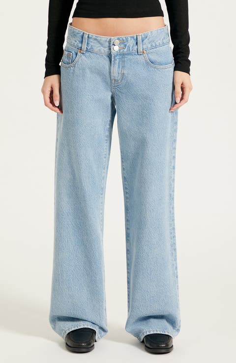 Zoe Low Rise Girlfriend Jeans (Medium Indigo)