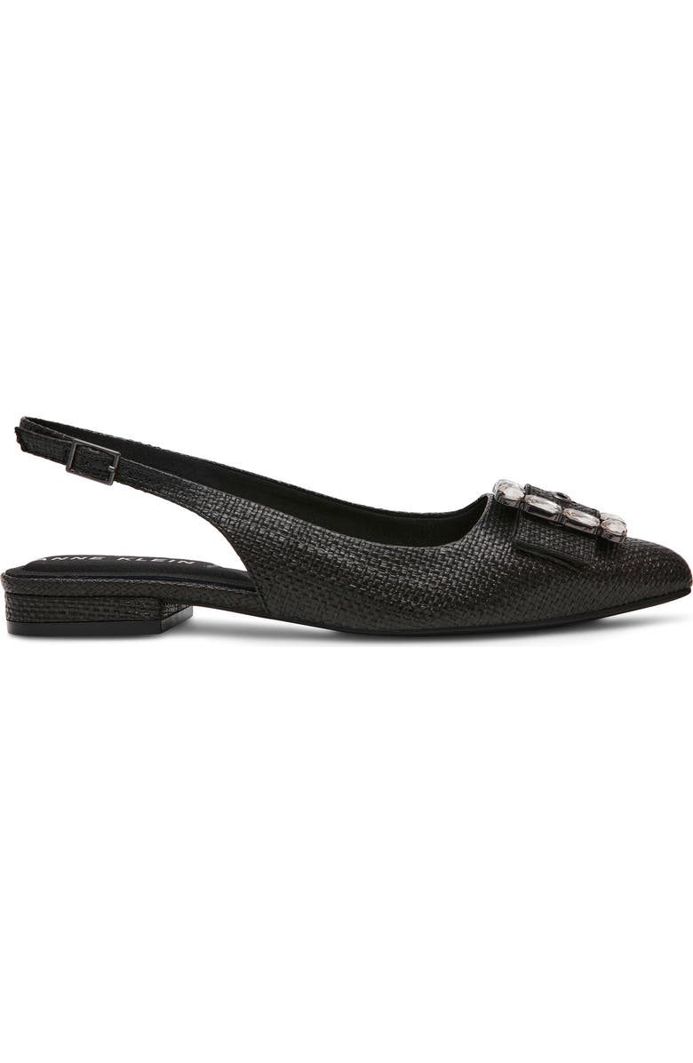 Anne Klein Kenni Pointed Toe Slingback Flat, Alternate, color,