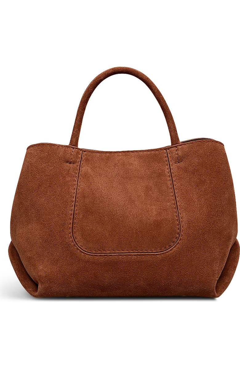 Radley The Compton - Suede Small Ziptop Satchel Bag, Alternate, color,