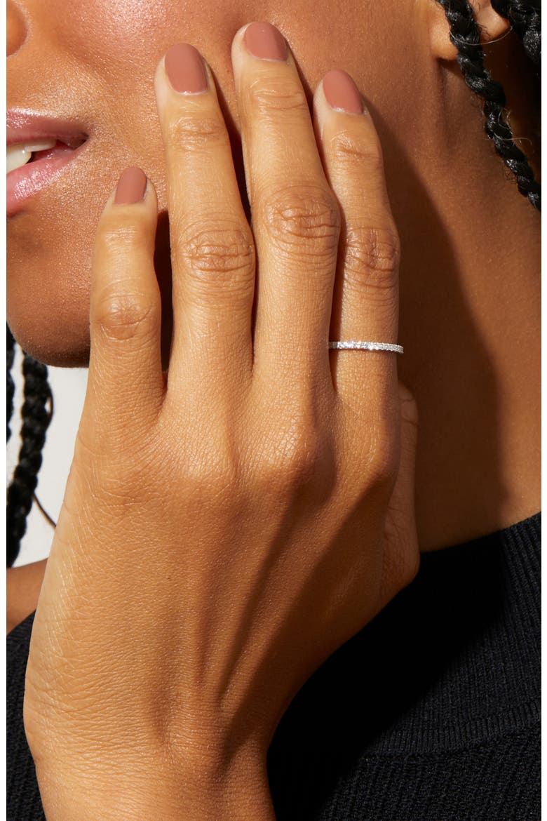 Celine Cubic Zirconia Ring, Alternate, color, 925 SILVER / CLEAR