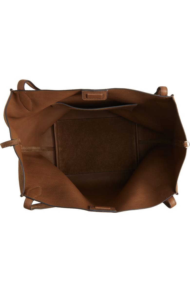 Madewell The Shopper Tote in Soft Grain Suede, Alternate, color,