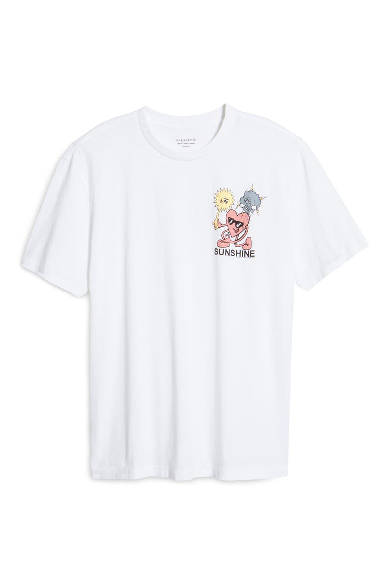 Men's Sunshine Graphic Tee, Alternate, color, OPTIC WHITE