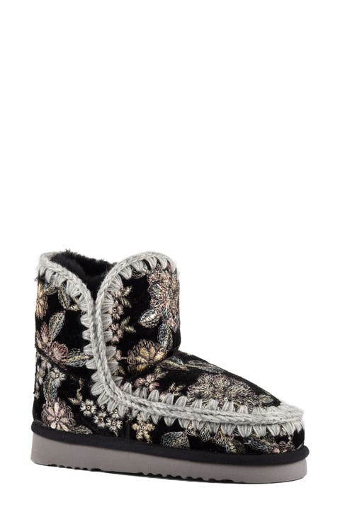 Genuine Shearling Slipper Bootie