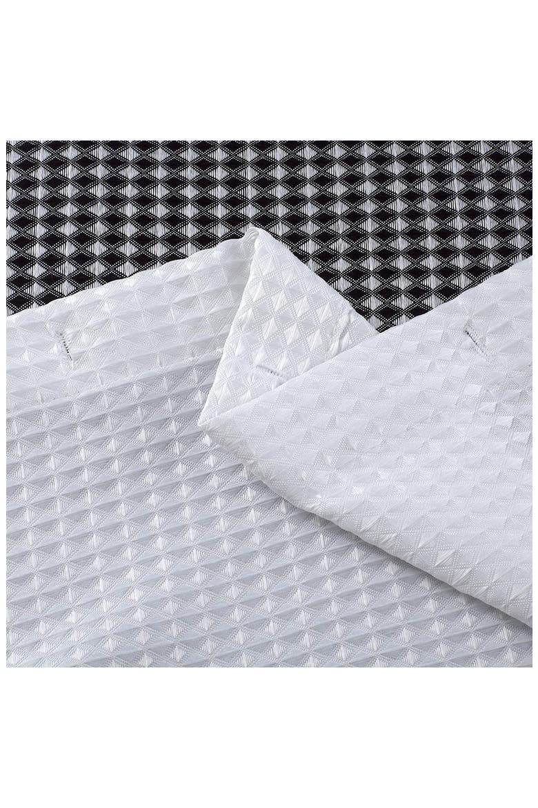 Shades Ombré Waffle Texture Shower Curtain, Alternate, color, BLACK