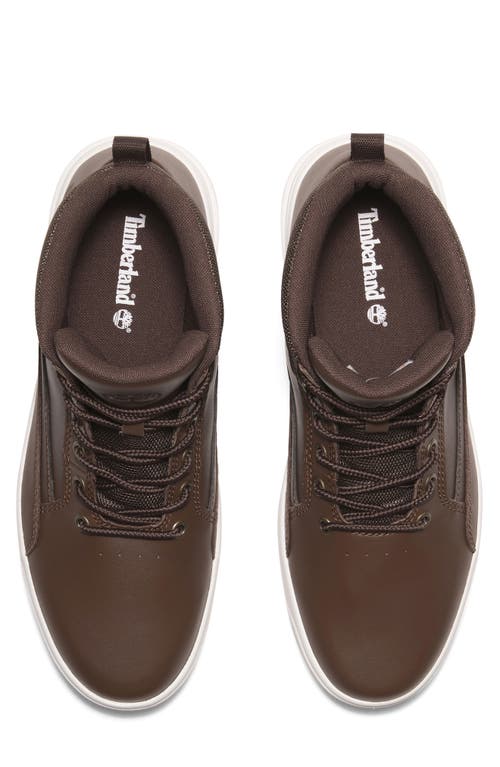 Timberland Allston Mid Sneaker In Medium Brown Full Grain