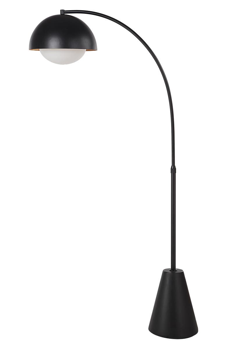 Renwil Cooke Matte Black Floor Lamp, Main, color,